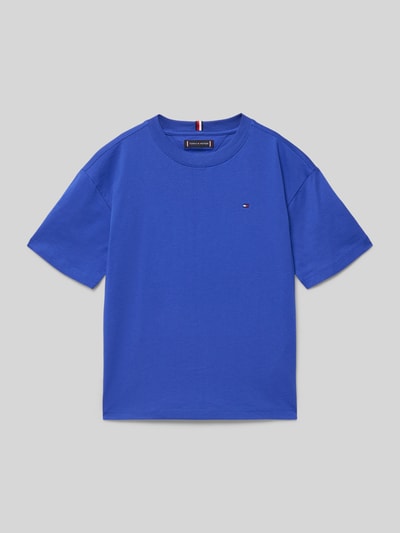 Tommy Hilfiger Teens Regular fit T-shirt van puur katoen  Koningsblauw - 1
