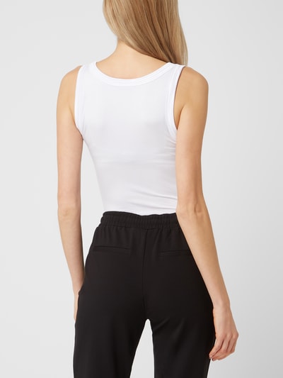 Mädchen Crop-Top ärmellos - Doppellagiges Tanktop U-Ausschnitt Größe 11-12 Jahre