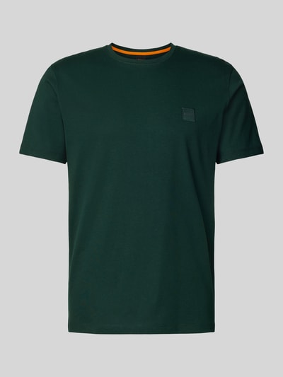 BOSS Orange T-Shirt mit Label-Patch Modell 'Tales' Dunkelgruen 2