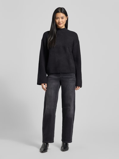 OPUS PANTS Jeans in used-look, model 'Melly Branch' Antraciet - 1