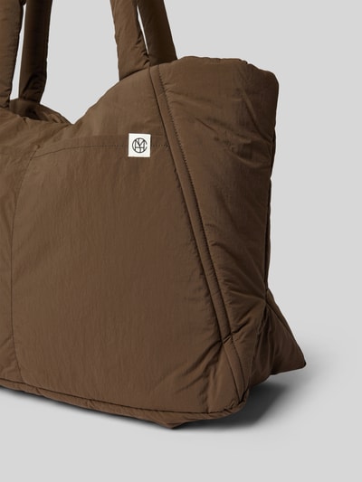 MSCH Copenhagen Shopper mit Label-Detail Modell 'SIRIA SASJA' Dunkelbraun 3