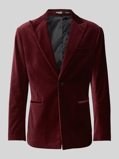 SELECTED HOMME Sakko mit Leistentaschen Bordeaux 2