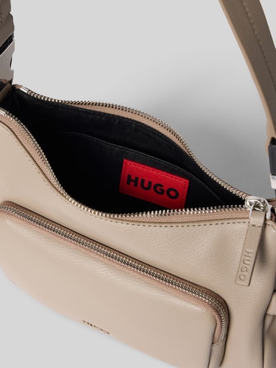 HUGO Tas met hengsel en afneembare schouderband, model 'BEL 2.0' Beige - 5
