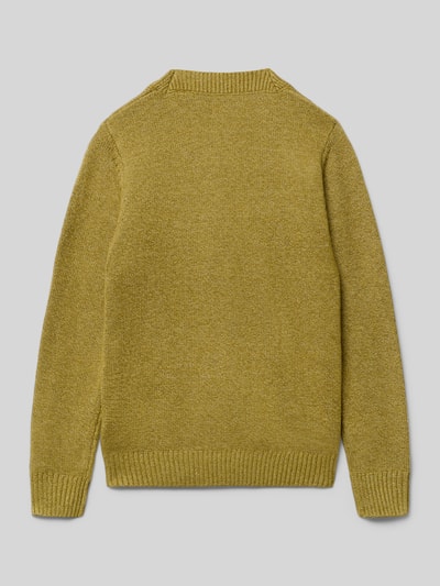 Jack & Jones Kurtka o kroju regular fit z efektem dzianiny model ‘JORN’ Oliwkowy 3