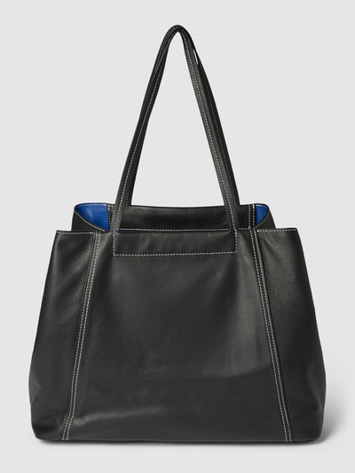 LIEBESKIND BERLIN Shopper aus Leder mit Label-Prägung Modell 'CHUDY' Black 4