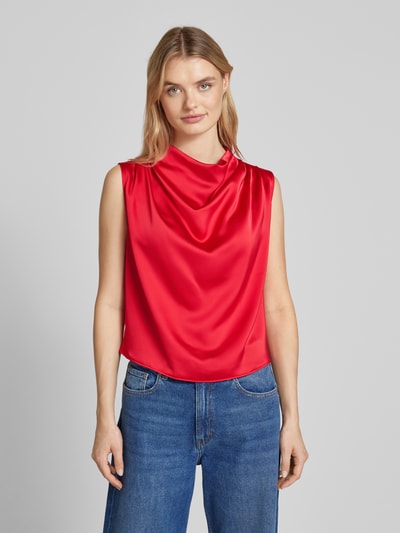 HUGO Blusenshirt mit Stehkragen Modell 'Casmini' Rot 4