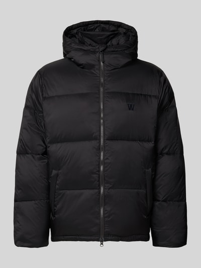 Wood Wood Steppjacke mit Kapuze Modell 'CLAUS PUFFER JACKET' Black 2