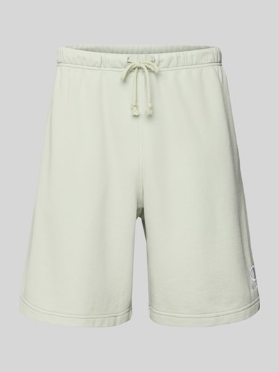 CHAMPION Regular fit bermuda met labelstitching Mintgroen - 2