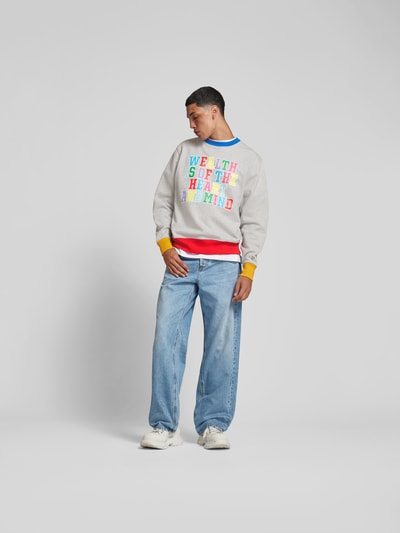 Billionaire Boys Club Sweatshirt aus Baumwolle Hellgrau 1