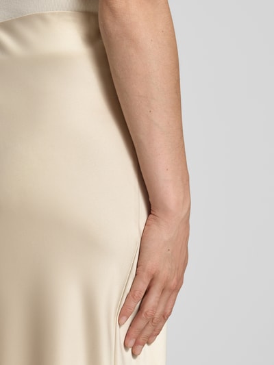 Vero Moda Ausgestellter Midi-Rock mit elastischem Bund Modell 'MERLE' Ecru 3