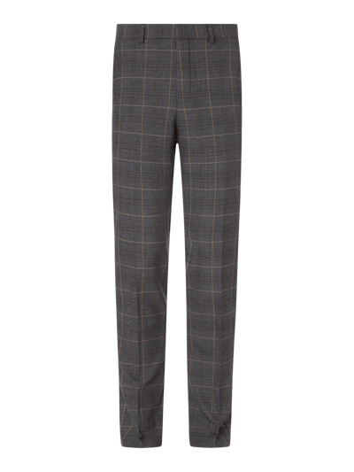 SELECTED HOMME Slim Fit Anzughose mit Stretch-Anteil Modell 'Logan' Mittelgrau 1