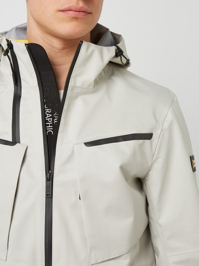 National Geographic Jacke mit Kapuze - wetterfest Offwhite 3