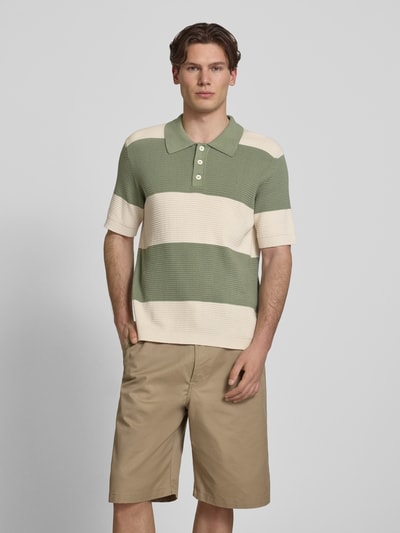 Marc O'Polo DENIM Regular Fit Poloshirt aus reiner Baumwolle Lind 4