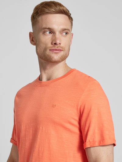 Jack & Jones Premium T-shirt z detalem z logo model ‘BLATROPIC’ Morelowy 3