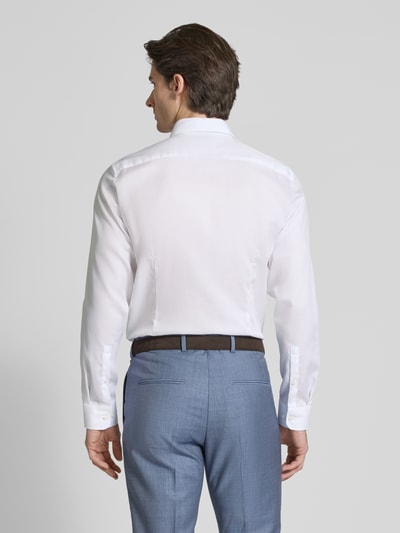 Jake*s Slim fit zakelijk overhemd met knoopsluiting Wit - 5