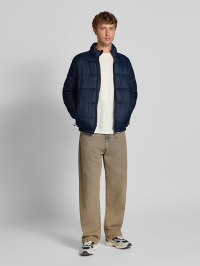 Blend Steppjacke mit Stehkragen Modell 'EIDEN' Dunkelblau 1