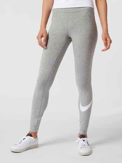 Nike Legginsy z nadrukiem z logo Jasnoszary 4