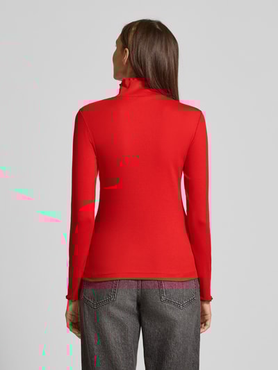 Marc Cain Shirt met lange mouwen en opstaande kraag Rood - 5