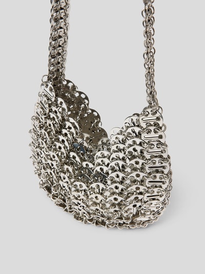 Paco Rabanne Pochette im Metallic-Look Silber 3