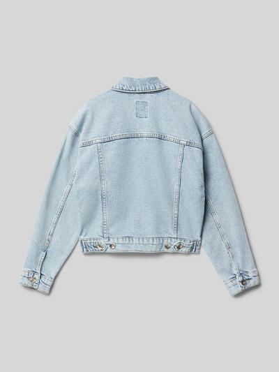 Garcia Jeansjack met platte kraag en knoopsluiting Blauw - 3