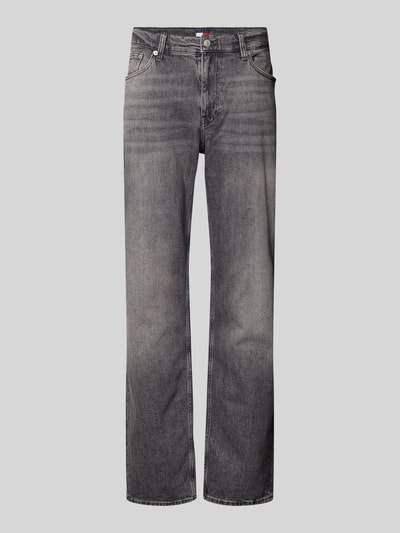 Tommy Jeans Jeansy o kroju straight fit z mieszanki bawełny Średnioszary 2