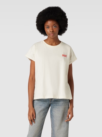 Oilily T-Shirt mit Label-Print Modell 'TOYEN' Offwhite 4