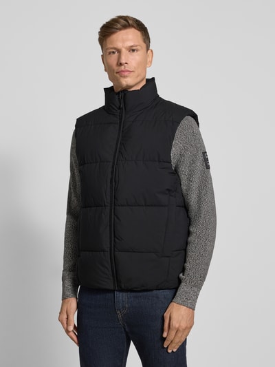 Tom Tailor Denim Regular fit outdoorvest met opstaande kraag  - 4