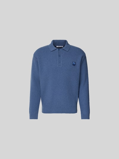MAISON KITSUNÉ Wollpullover aus reiner Wolle Marine 2