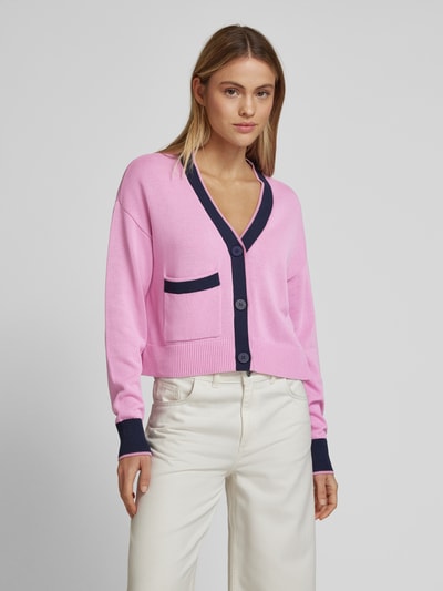 INFLUENCER'S CHOICE BY P&C* Kurtka z dzianiny z wpuszczaną kieszenią Różowy 4