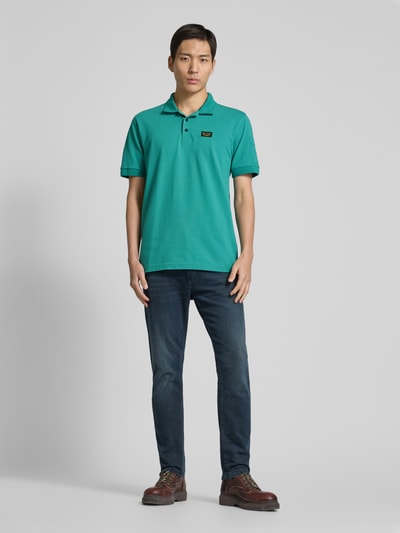 PME Legend Poloshirt mit Label-Detail Mint 1