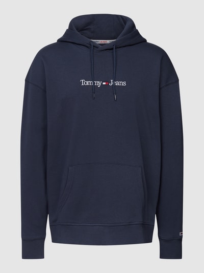 Tommy Jeans Hoodie mit Label-Stitching Marine 2