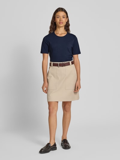 Christian Berg Woman T-shirt met ronde hals Donkerblauw - 1