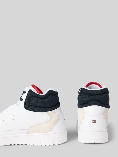 Tommy Hilfiger High top sneakers van echt leer, model 'BASKET CORE' Wit - 2