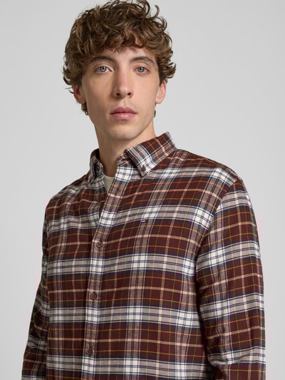 Tommy Jeans Regular Fit Freizeithemd aus reiner Baumwolle Mittelbraun 3