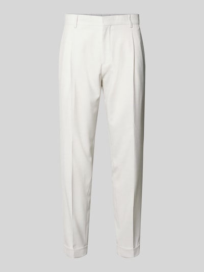 Strellson Relaxed Fit Anzughose mit Woll-Anteil Modell 'LUIS2' Offwhite 1