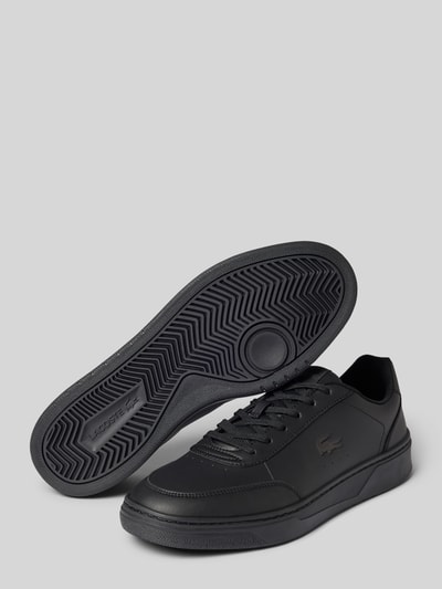 Produktfoto, Sneaker mit Logo-Prägung Modell 'Court Pro' von Lacoste in Schwarz, glatte Struktur, Herren Sneaker von Lacoste