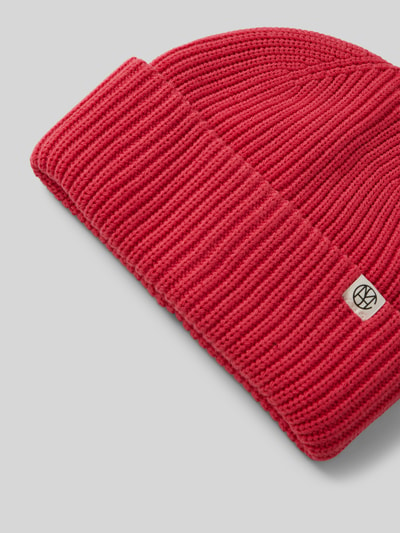 MSCH Copenhagen Beanie mit Logo-Patch Modell 'Galline Rachelle' Pink 2