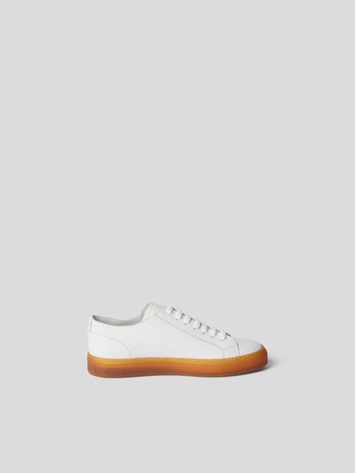 Doucal's Sneaker aus Leder Weiss 5