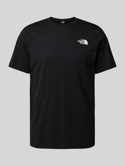 The North Face T-Shirt mit Label-Print Modell 'REDBOX' Black 2