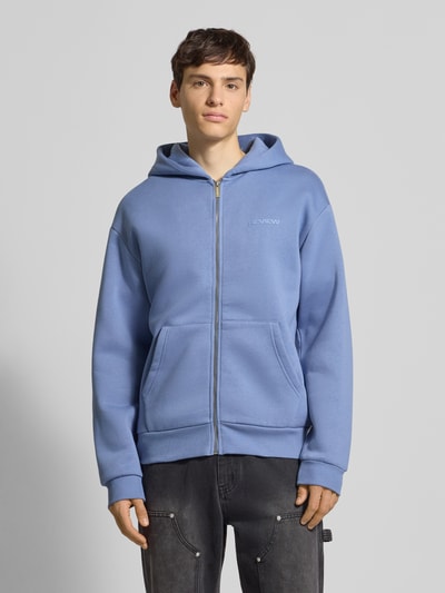 REVIEW Sweatjacke mit Kapuze Rauchblau 4