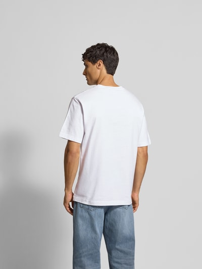 DAILY PAPER T-Shirt mit Label-Print Weiss 5