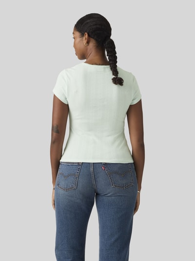 Levi's® Regular Fit T-Shirt mit Rundhals Hellblau 5