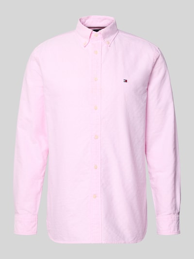 Tommy Hilfiger Regular fit vrijetijdsoverhemd van puur katoen Lichtroze - 2