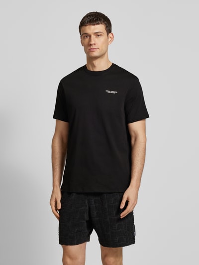 ARMANI EXCHANGE T-shirt met ronde hals Zwart - 4