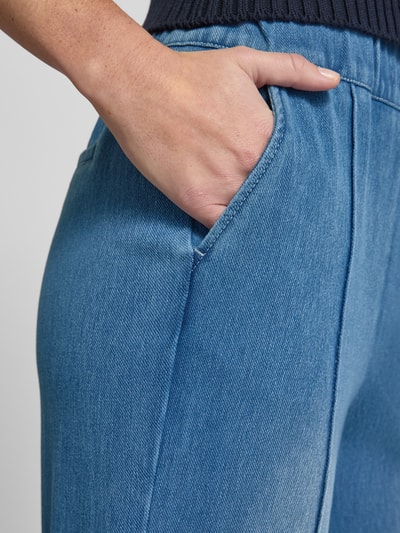 zero Jeans in Used-look met lengtenaden Jeansblauw - 3