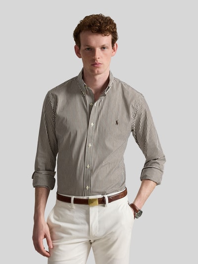Polo Ralph Lauren Slim Fit Freizeithemd aus Baumwoll-Mix Beige 4