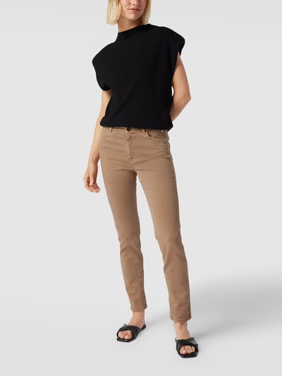 Marc Cain Jeans mit Label-Patch Camel 1