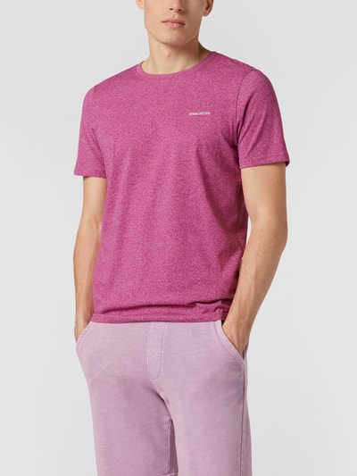 MCNEAL T-Shirt mit Label-Applikation Pink Melange 4