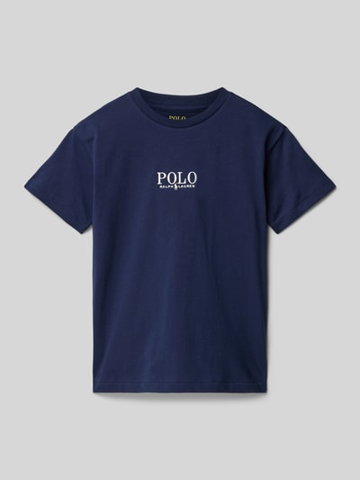 Polo Ralph Lauren Teens T-shirt z nadrukiem z logo Granatowy 1