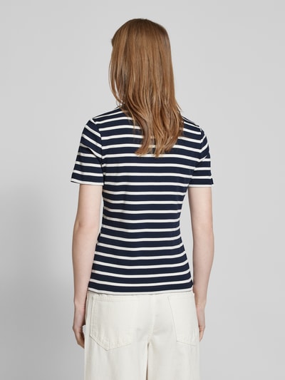 Tommy Hilfiger Slim Fit T-Shirt mit Label-Detail Marine 5